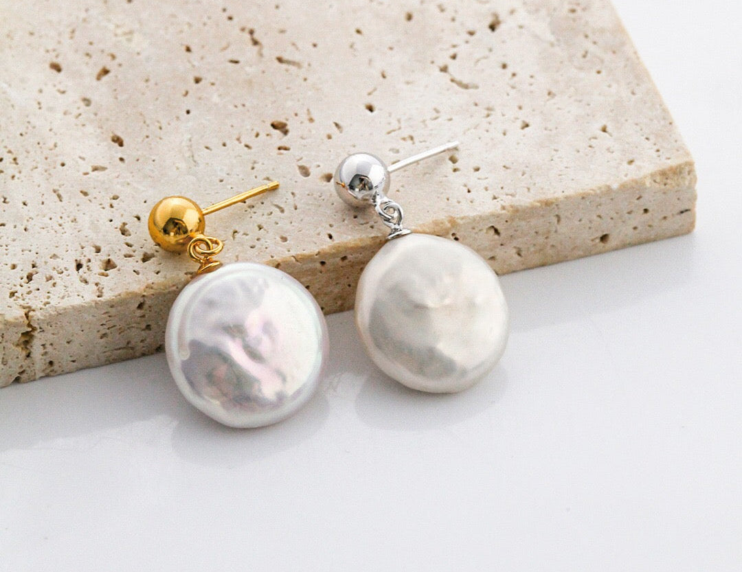 Large Pearl earrings - BelleHarris Jewellery Collection