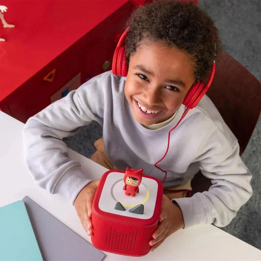 Tonies Toniebox 2 Starter Set with Creative Tonie Rubie - Sunset Red