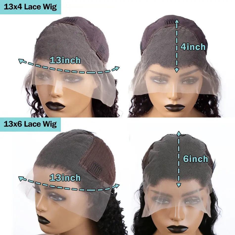 Deep Wave Lace Front Human Hair Wig