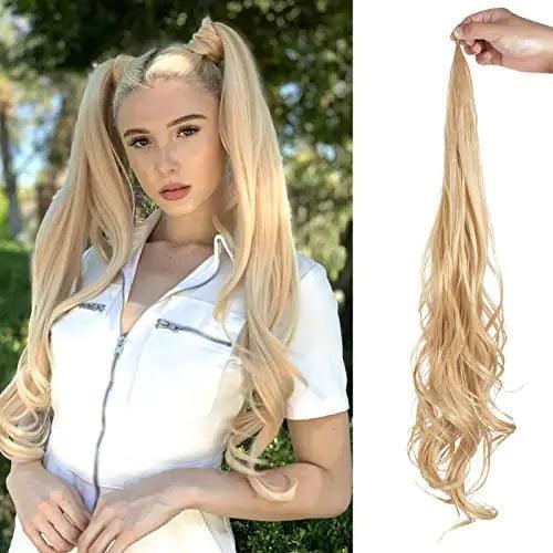 Long ponytail extensions