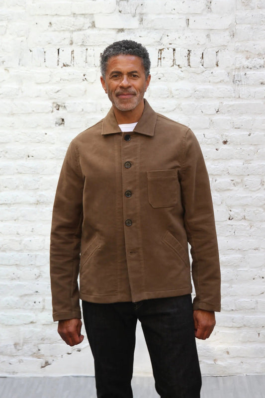 Marchant Jacket - Camel Moleskin