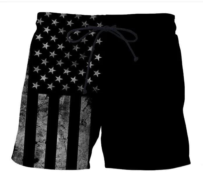 Flag Men's Swim Trunks - BelleHarris