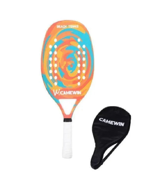 Pure Carbon Beach Tennis Racket - BelleHarris