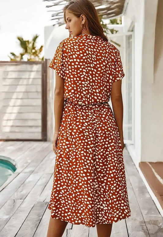 Vintage Polkadot Dress - BelleHarris