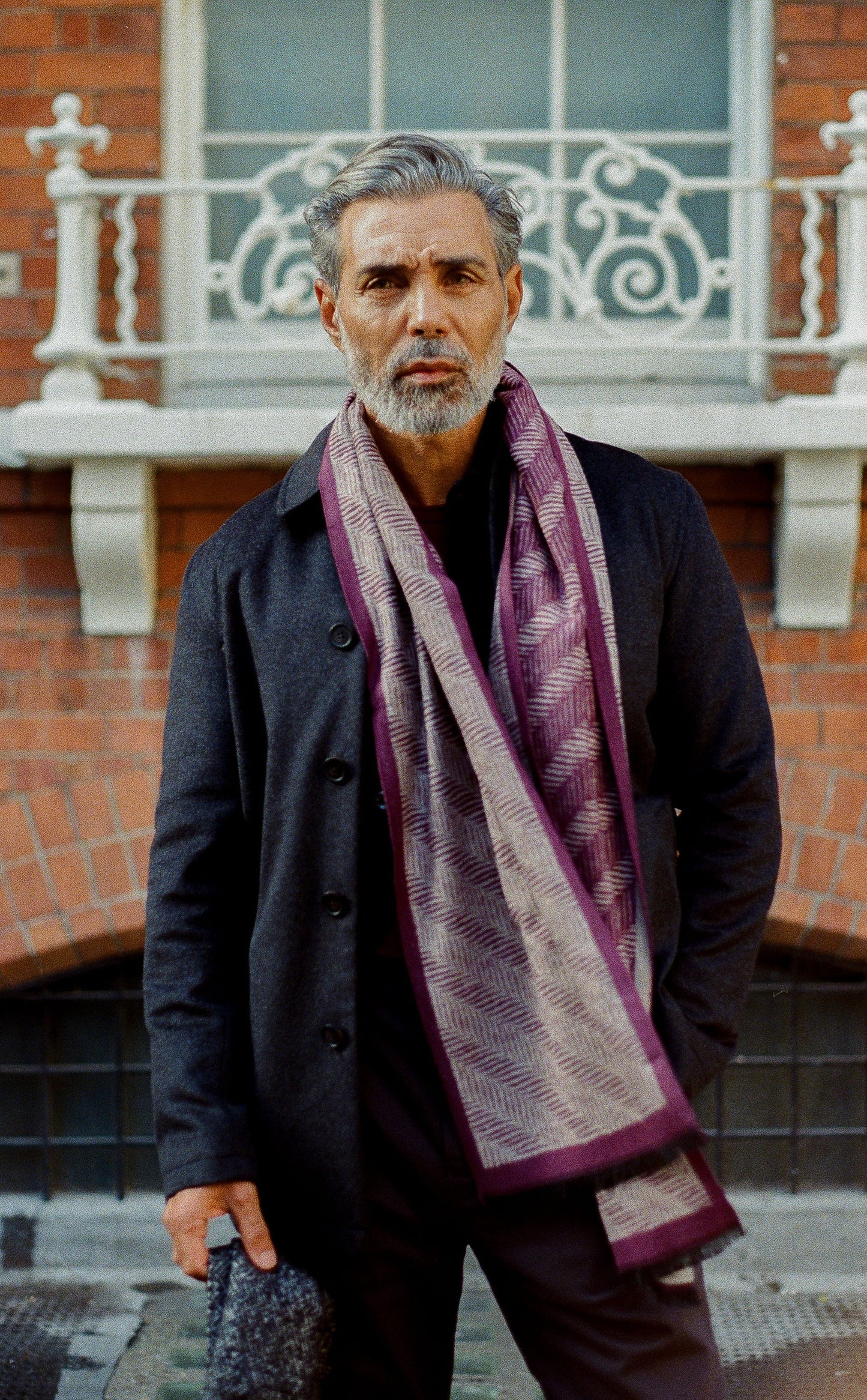 Chiltern Shacket Sleeve Lining - Birbo Twill Navy