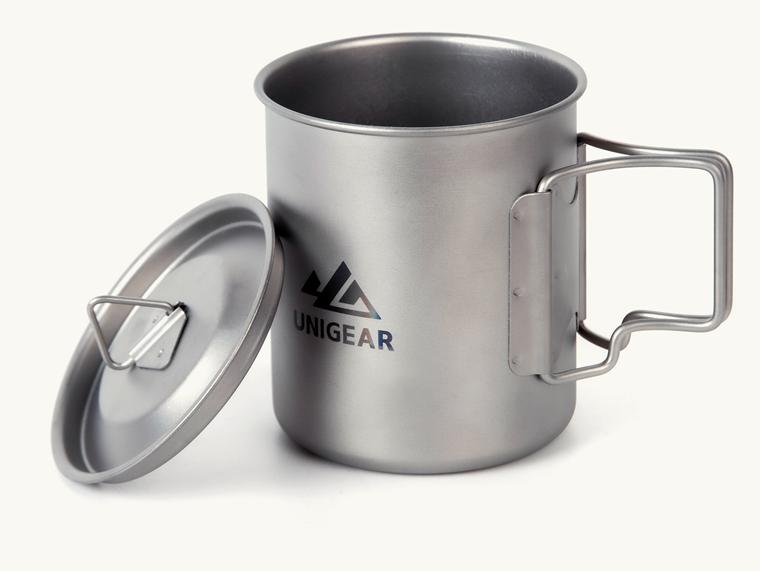 100% Titanium Camping Cup 450ml - BelleHarris