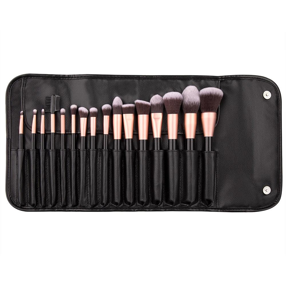 16pcs Makeup Brushes Set High Quality Foundation Powder Eyeshadow - BelleHarris