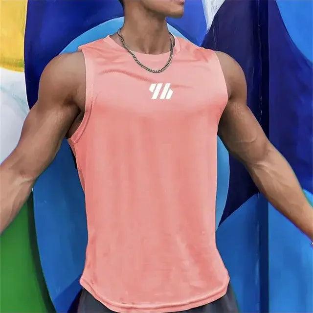 2023 newest Summer Gym Vest High Quality mesh Shirt Sleeveless T-shirts - BelleHarris