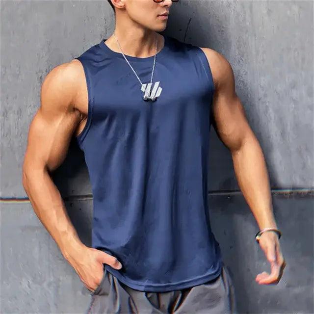 2023 newest Summer Gym Vest High Quality mesh Shirt Sleeveless T-shirts - BelleHarris