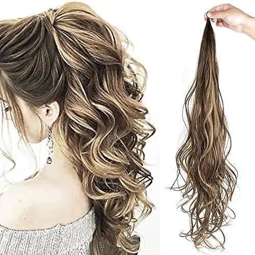 Long ponytail extensions