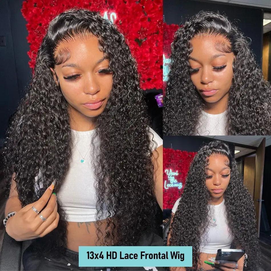 Deep Wave Lace Front Human Hair Wig