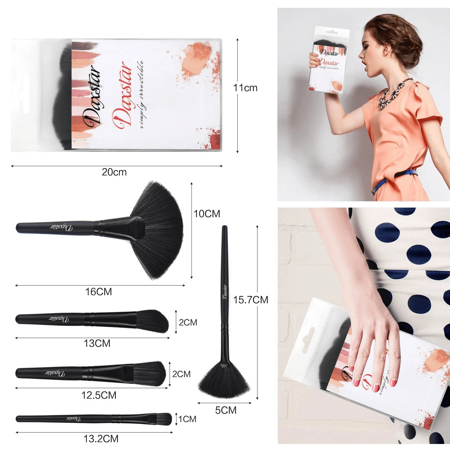 32 Sets Makeup Brushes - BelleHarris