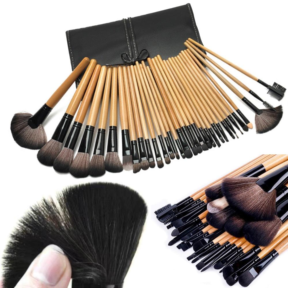 32Pcs Professional Makeup Brushes Cosmetic Foundation Powder Eye - BelleHarris