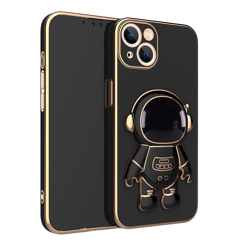 3D Astronaut Phone Case Anti-Drop Electroplating Bracket - BelleHarris