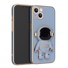 3D Astronaut Phone Case Anti-Drop Electroplating Bracket - BelleHarris