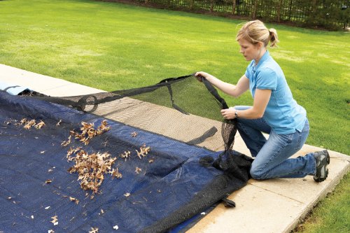 Blue Wave 16-ft x 32-ft Rectangular Leaf Net In Ground Pool Cover
