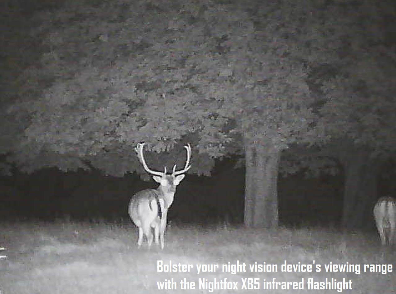 Nightfox XB5 850nm Infrared LED Flashlight