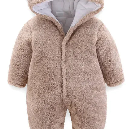 Winter Baby Jumpsuit Newborn Warm Thick Baby Romper