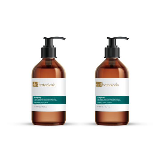Dr Botanicals Gingerlily Hand & Body Moisturising Lotion 500ml Twin Value Savings Pack