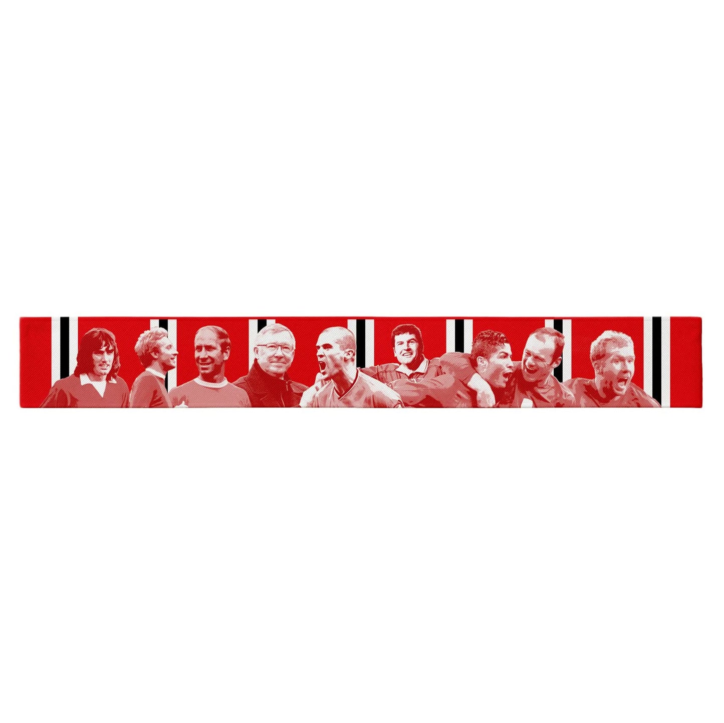 Manchester Red - Knitted Eyelet Football Scarf