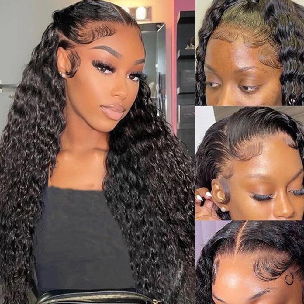 Deep Wave Frontal lace front Wig