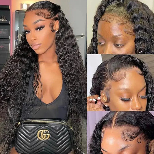 Deep Wave Frontal lace front Wig