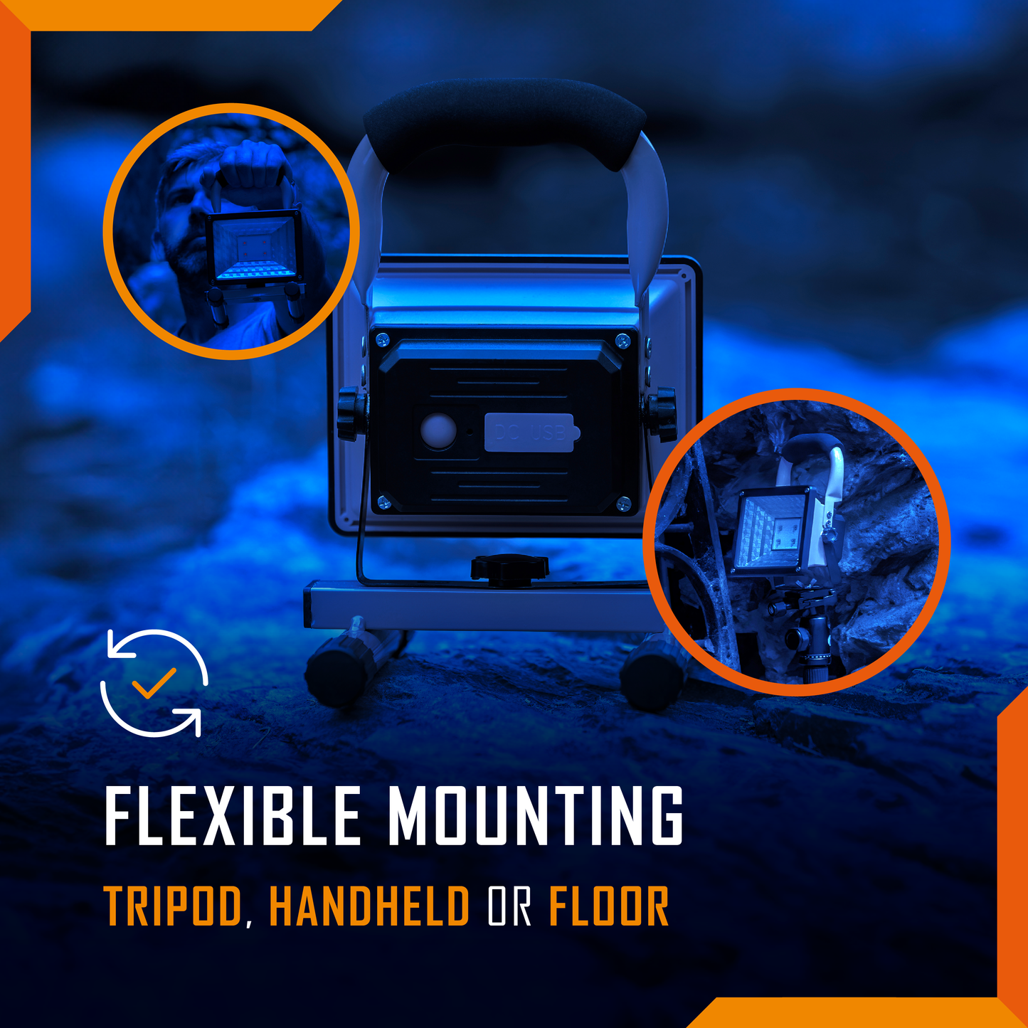 Nightfox Arc | Powerful IR Floodlight | Wide beam | USB-C