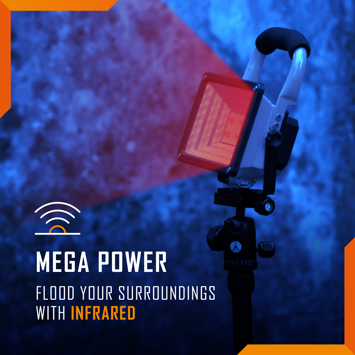 Nightfox Arc | Powerful IR Floodlight | Wide beam | USB-C