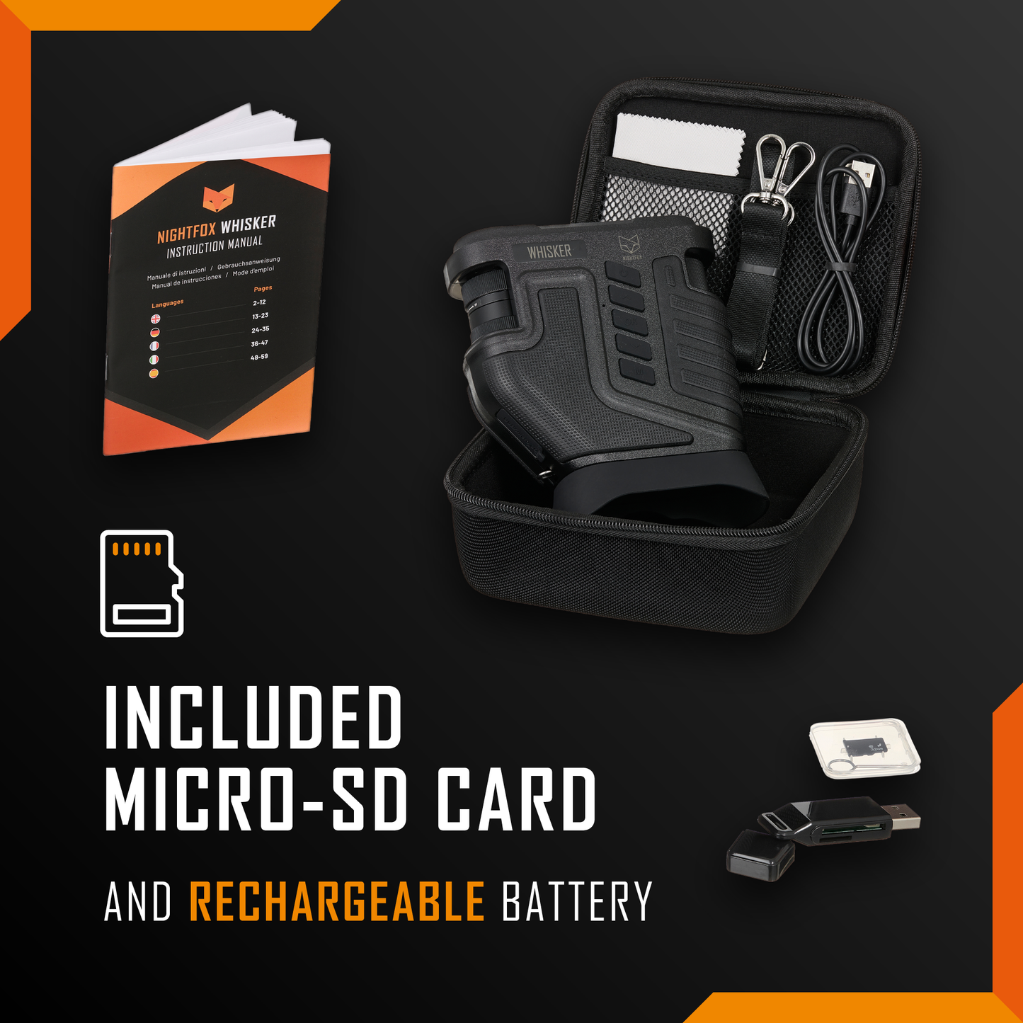 Nightfox Whisker Night Vision Binoculars