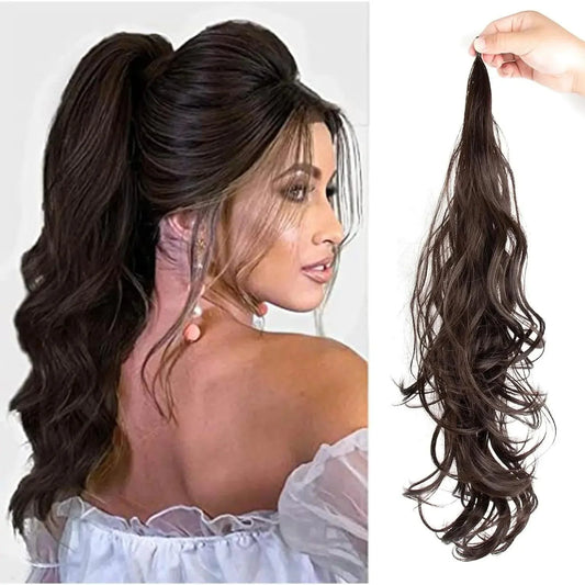 Long ponytail extensions