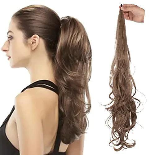 Long ponytail extensions