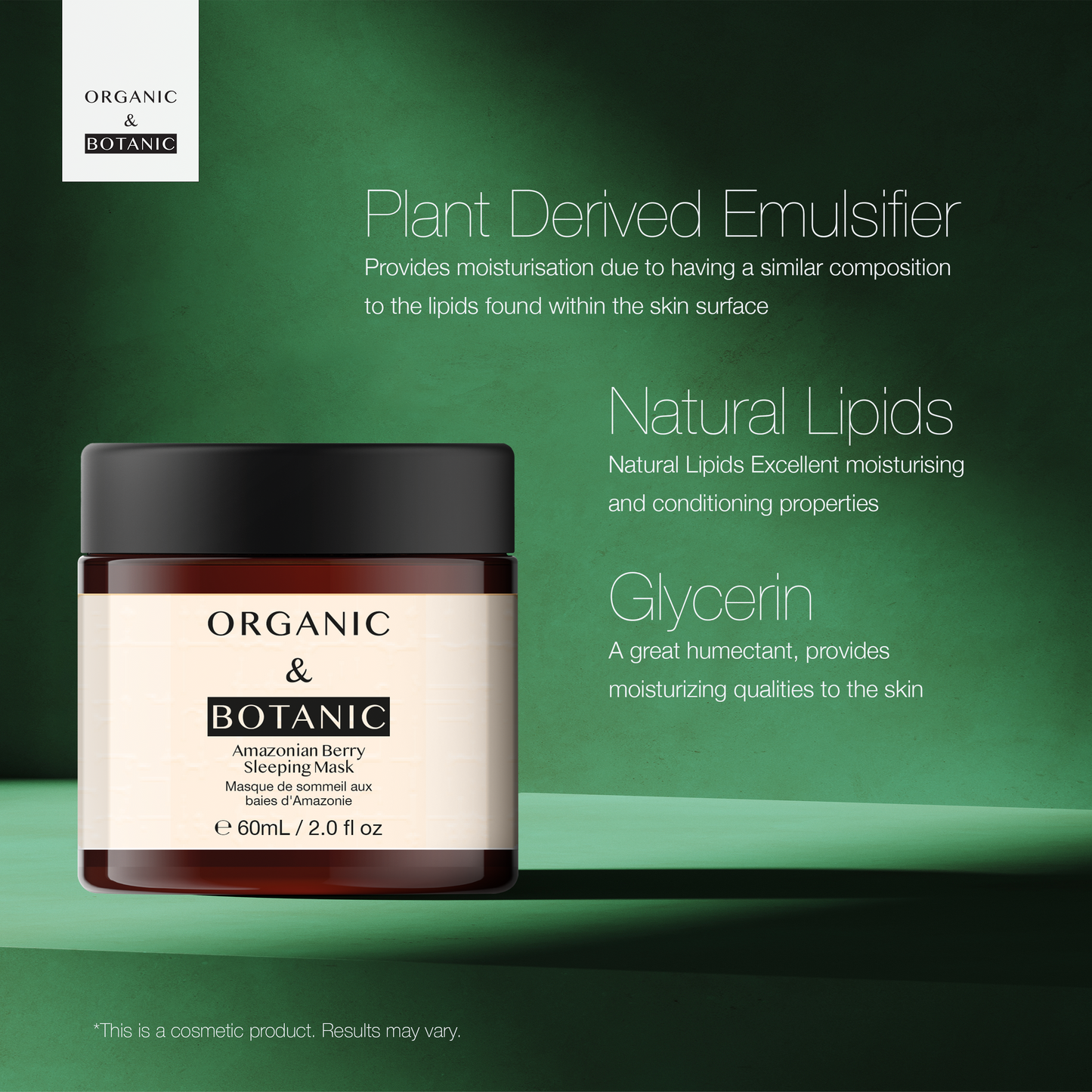 OB Amazonian Berry Serum and Sleeping Mask + Madagascan Coconut Day Cream and Eye Serum