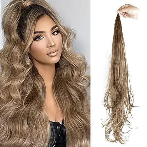 Long ponytail extensions