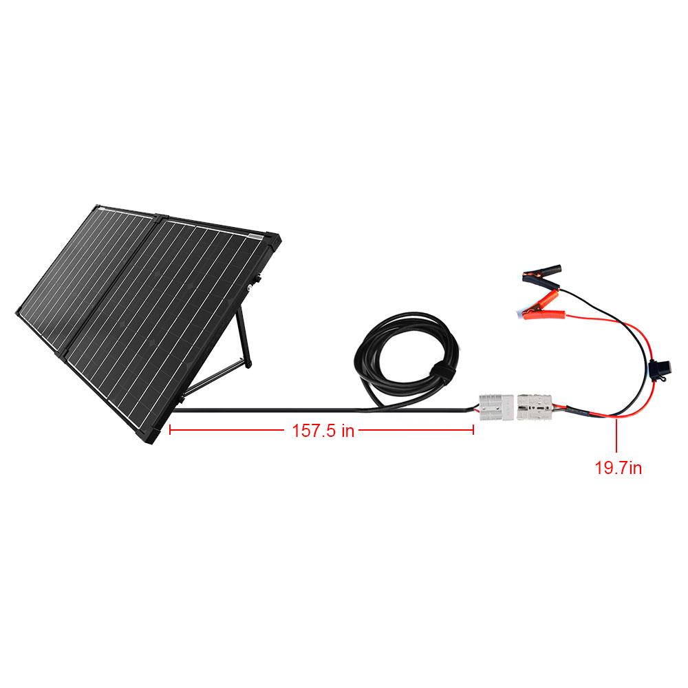 ACOPower Plk 120W Portable Solar Panel Kit, Lightweight Briefcase with - BelleHarris