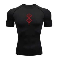 Activewear Tshirts- Compress Tee Berserk. Mens gym shirts. - BelleHarris