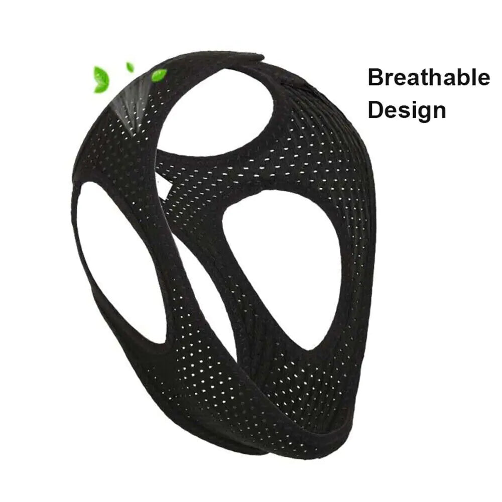 Anti Snoring Chin Strap Sleep Apnea Snore Stop Belt Snoreless Sleep Jaw Solution - BelleHarris