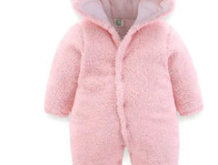 Winter Baby Jumpsuit Newborn Warm Thick Baby Romper