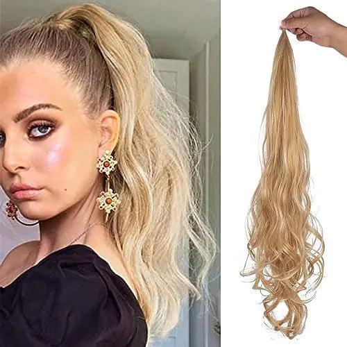 Long ponytail extensions