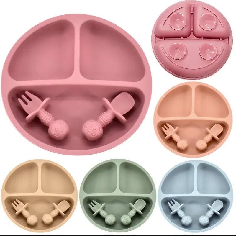 Baby Silicone Plate Set - BelleHarris