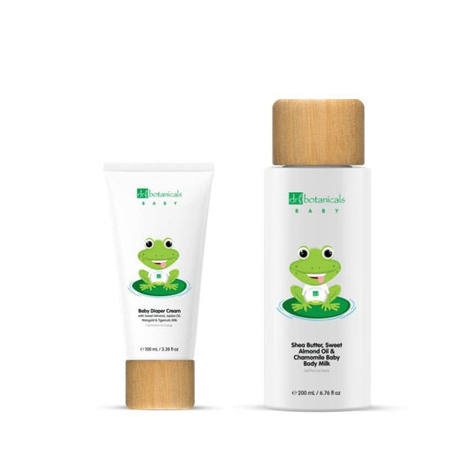Baby Sweet Almond Oil Diaper Cream & Body Milk Kit