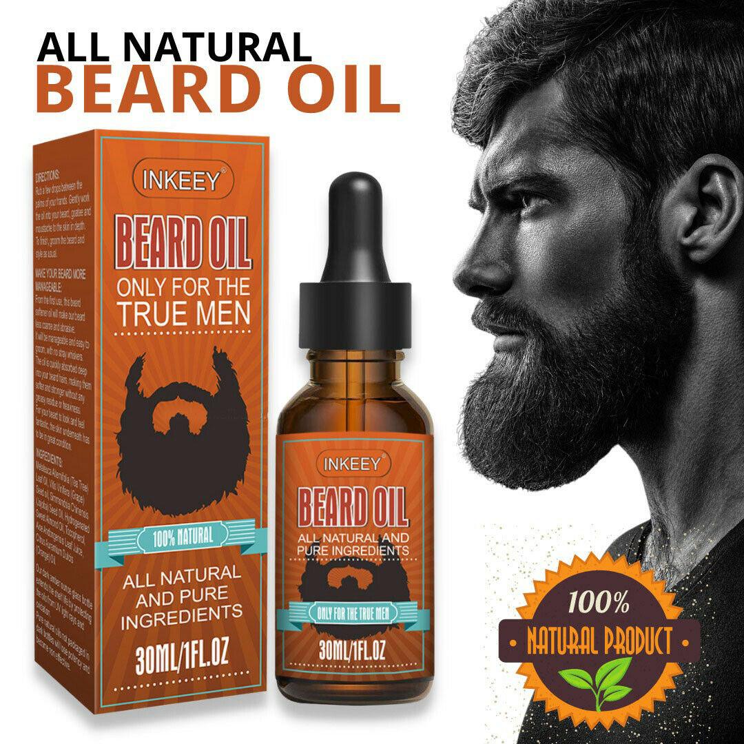 Beard Oil For MEN Hair Growth Oil Serum Mustache Grooming Growing Moisturizer US - BelleHarris