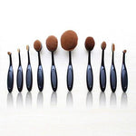 Beauty Experts Set of 10 Oval Beauty Brushes - BelleHarris