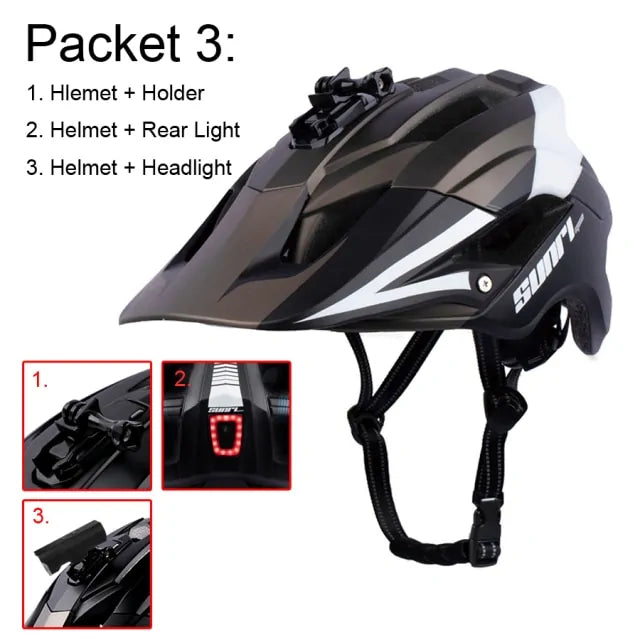 Bicycle Helmet Light Rechargeable - BelleHarris