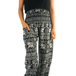 Black ELEPHANT Pants Women Boho Pants Hippie Pants Yoga - BelleHarris