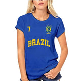 Brazil print T-shirt. T-shirt Brazil 7 - BelleHarris