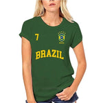 Brazil print T-shirt. T-shirt Brazil 7 - BelleHarris