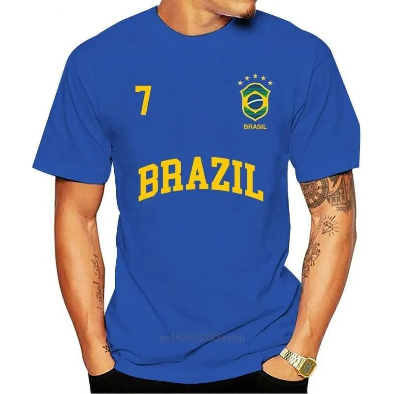 Brazil print T-shirt. T-shirt Brazil 7 - BelleHarris