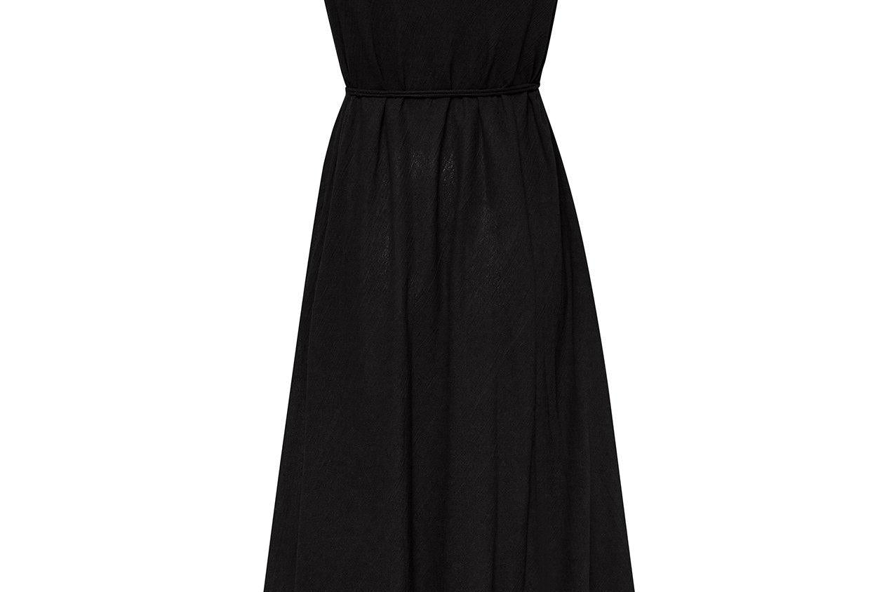 CALLIE MAXI DRESS - BLACK - BelleHarris