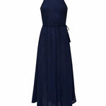 CALLIE MAXI DRESS - NAVY - BelleHarris