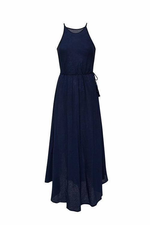 CALLIE MAXI DRESS - NAVY - BelleHarris